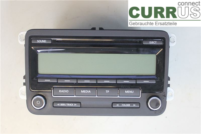 VW GOLF VI     09-13 Radio CD / Multimedia panel 1K0057187AX R20T/CDLF