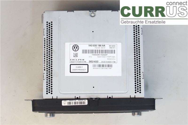 VW GOLF VI     09-13 Radio CD / Multimedia panel 1K0057187AX R20T/CDLF