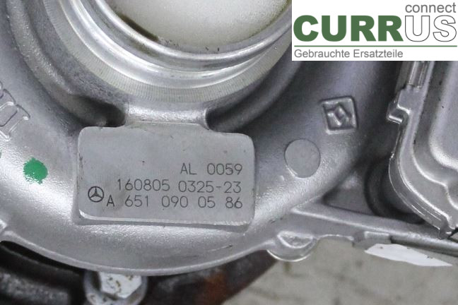 MB GLA-KLASS (X156) 13-20 Turbocompresseur A6510900586 651.930