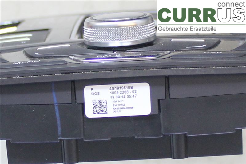 AUDI A6/S6 4G   11-18 Radio CD / Multimedia panel 4G1919610B 2,0TDI
