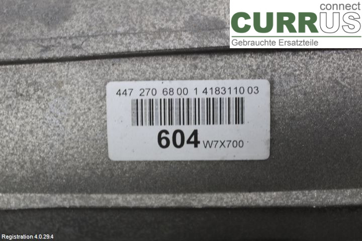 MB VITO/V-KLASS (W447)  14- Gearbox (Automatic) A4472706800 OM651.950