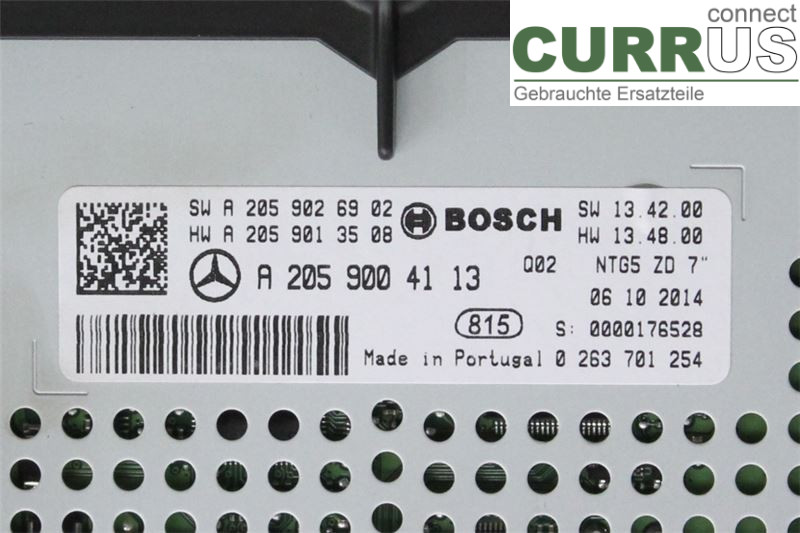 MB C-KLASS (W205)  14- Monitor A2059004113 OM651.921