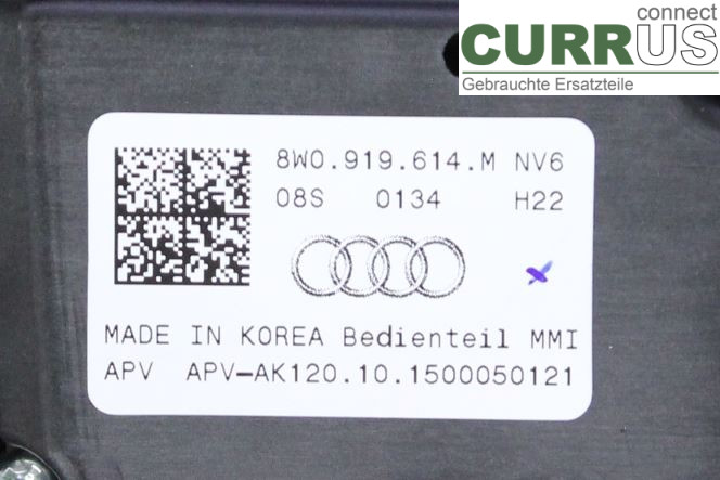 AUDI A4/S4  B9 16-19 Radio CD / Multimedia panel 8W0919614M 2,0 TDI/DEUA 