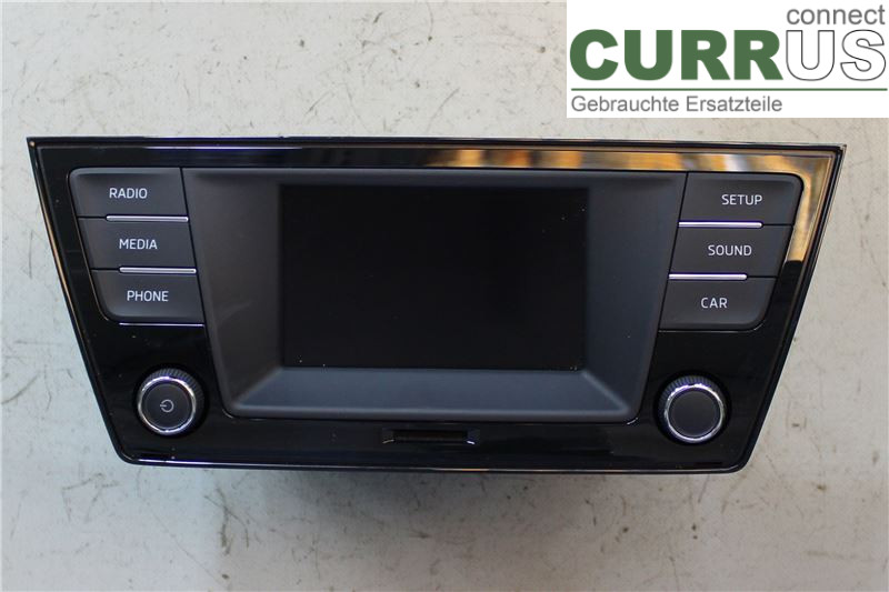 SKODA FABIA  15- Radio CD / Multimedia panel 6V0035871D CJZC