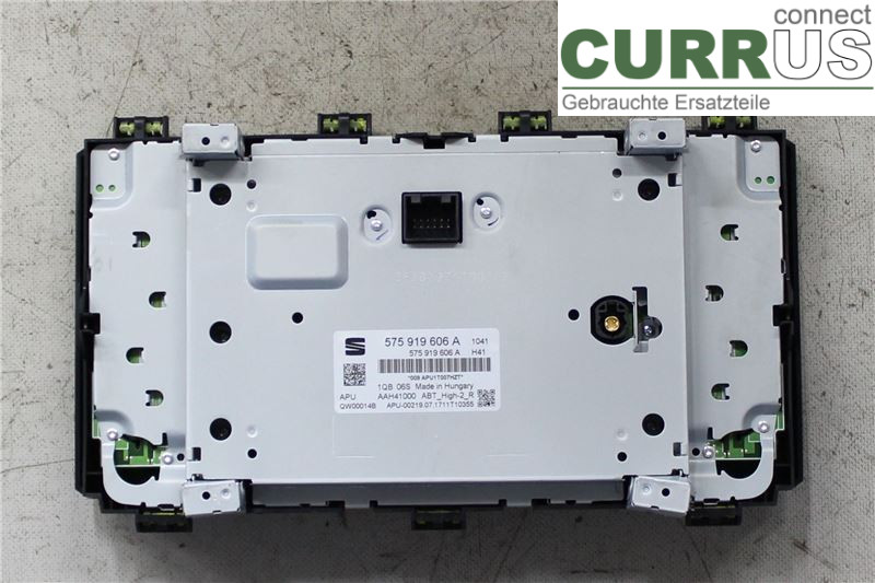 SEAT ATECA  16- Radio CD / Multimedia panel 575919606A CZEA