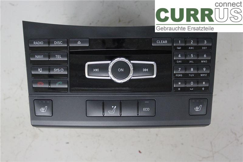 MB E-KLASS (W212) 09-16 Radio CD /Multimediapanel A2129008322 OM651.925