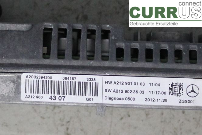 MB E-KLASS (W212) 09-16 Monitor A2129002313 OM651.925