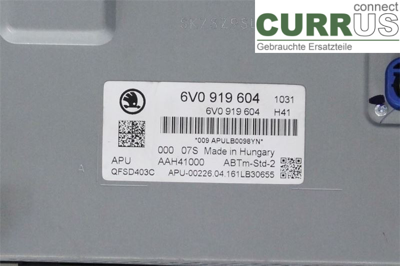 SKODA FABIA  15- Radio CD / multimediepanel 6V0919604 CJZC