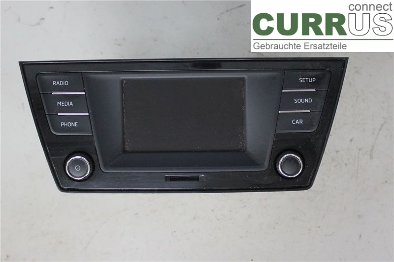 SKODA FABIA  15- Radio CD / panneau multimédia 6V0035871B CJZC
