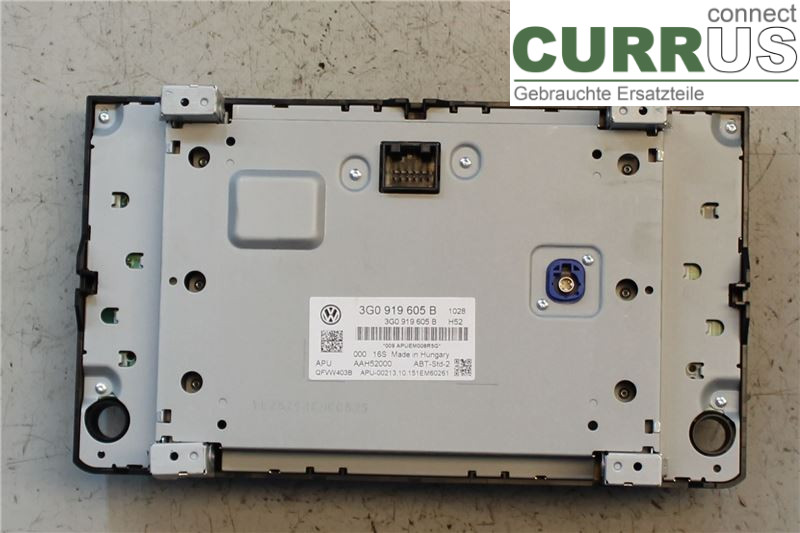 VW PASSAT  15-19 Radio CD / Multimedia panel 3G0919605B 2,0 TDI/DFCA