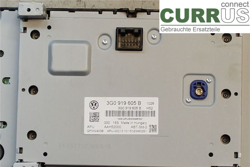 VW PASSAT  15-19 Radio CD / Multimedia panel 3G0919605B 2,0 TDI/DFCA