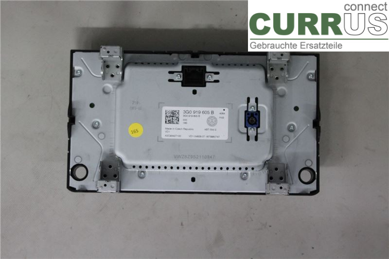 VW PASSAT  15-19 Radio-CD-/Multimedia-Panel 3G0919605B CUKC