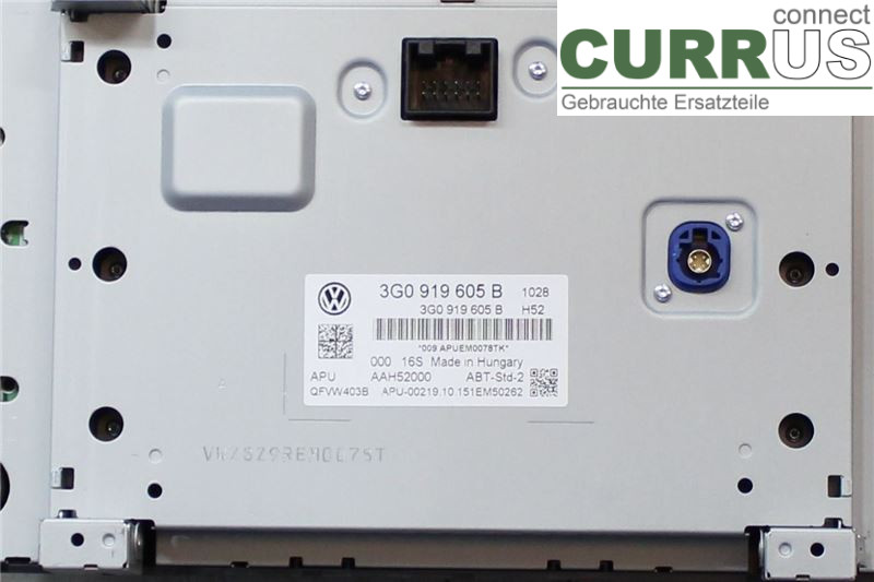 VW PASSAT  15-19 Radio CD / Multimedia panel 3G0919605B CRLB