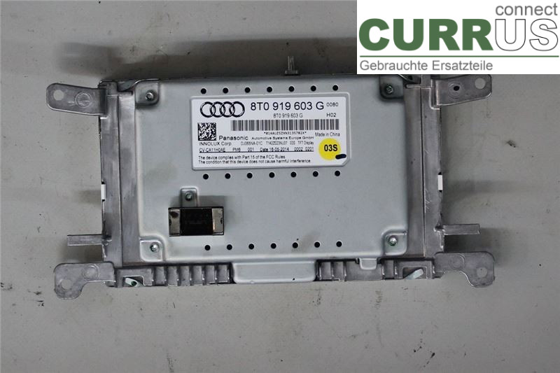 AUDI A5  07-16 Monitor 8T0057603F CDUC
