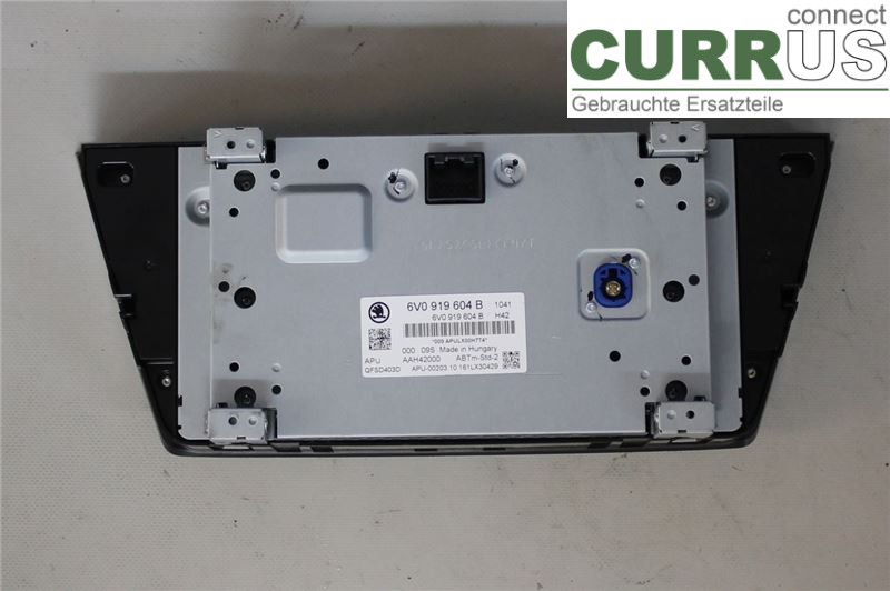 SKODA FABIA  15- Radio CD / panel multimedialny 6V0919604B CJZC