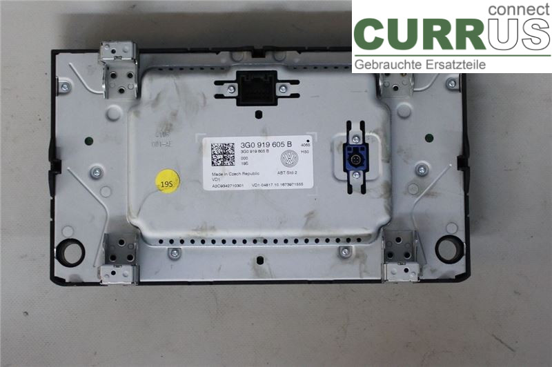 VW GOLF / E-GOLF VII   13-20 Radio CD / Multimedia panel 3G0919605B CZDA
