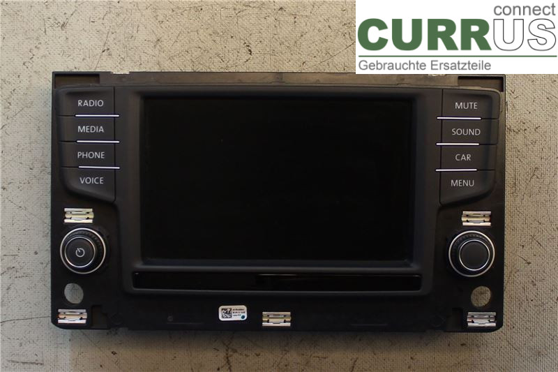 VW GOLF / E-GOLF VII   13-20 Radio-CD-/Multimedia-Panel 3G0919605B CJXC