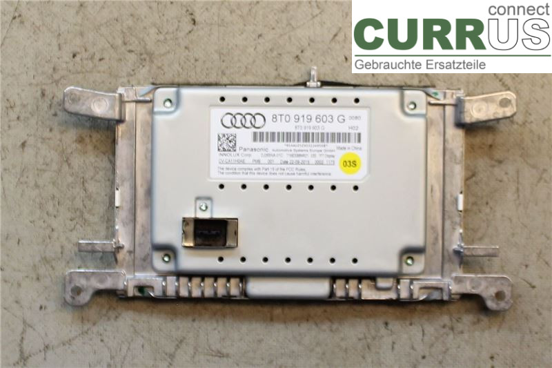 AUDI A4  12-15 Monitor 8T0057603G CNHA