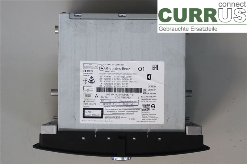 MB B-KLASS (W246/W242) 12-19 Radio CD / Multimedia panel A2469007718 M270.920