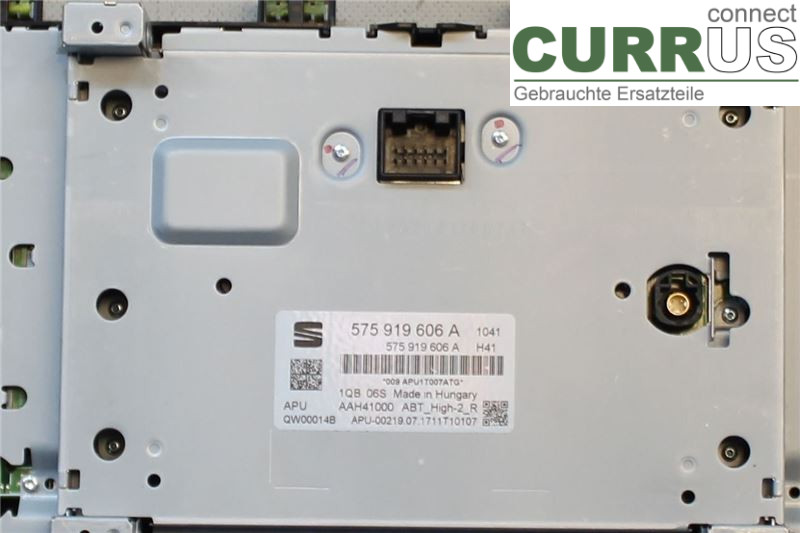 SEAT ATECA  16- Radio CD / Multimedia panel 575919606A CZEA