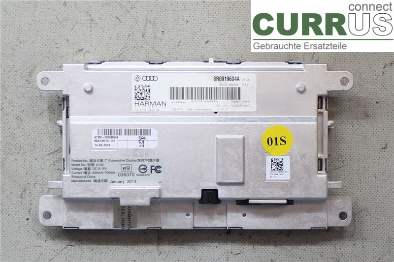 AUDI A5  07-16 Monitor 8R0919604A CGLC