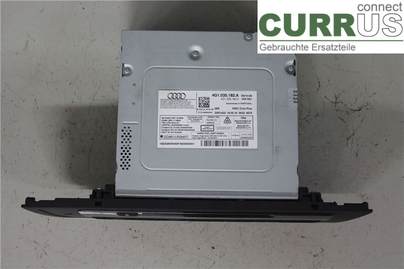 AUDI A6/S6 4G   11-18 Radio-CD-/Multimedia-Panel 4G1035182C CNHA