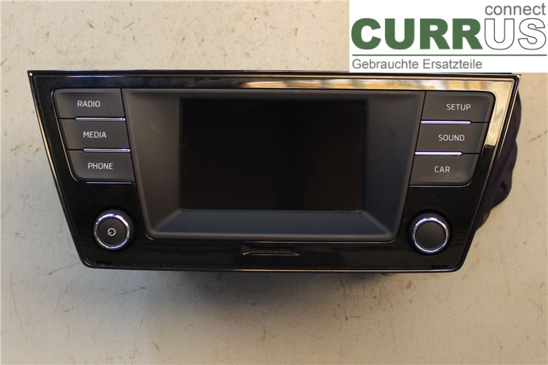 SKODA FABIA  15- Radio CD / Multimedia panel 6V0035871 CJZC