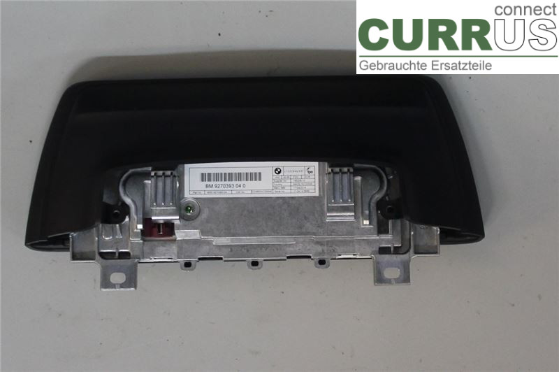 BMW 3 F30/F31/F80    12-19 Monitor 65509270393 N57-D30B