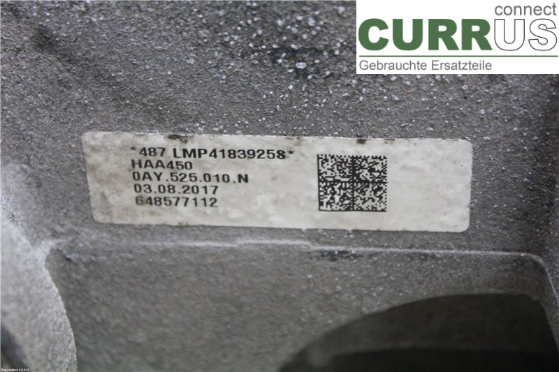 VW SHARAN      11- Differential 0AY525010N DFMA