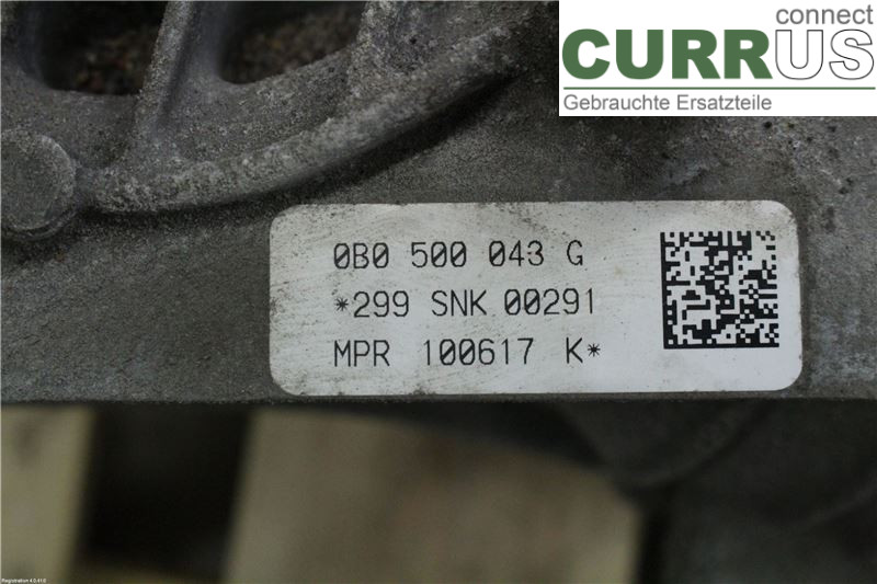 AUDI A5  17- Differential 0B0500043G DDWA