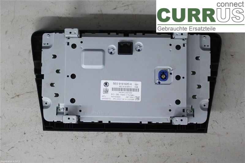 SKODA OCTAVIA  13-20 Radio CD / Multimedia panel 5E0919605H CXXB