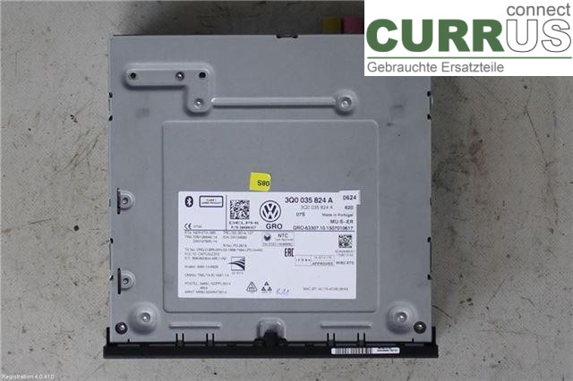 VW PASSAT  15-19 Radio CD / Multimedia panel 3Q0035824A DFCA