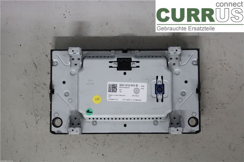 VW GOLF / E-GOLF VII   13-20 Radio CD / Multimedia panel 3G0919605B CZDA