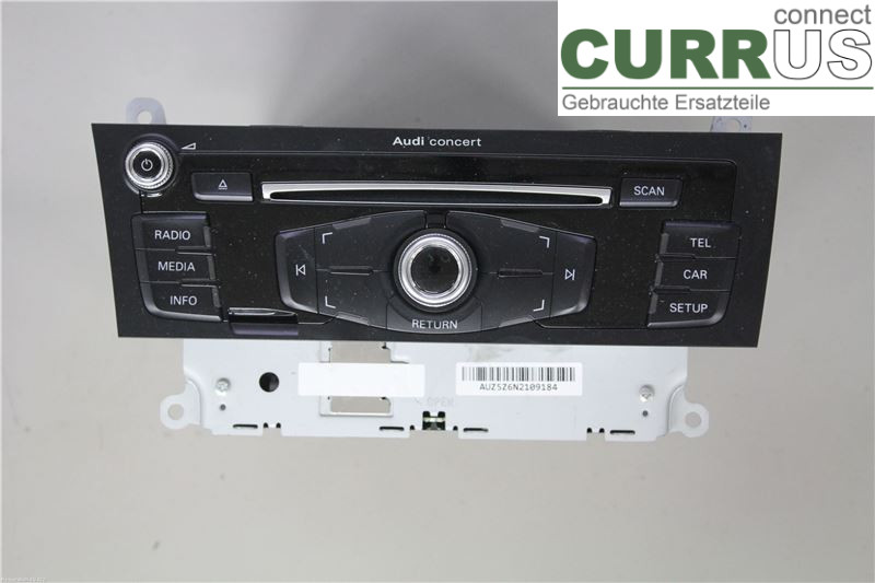 AUDI A4  12-15 Radio CD / Multimedia panel 8R1057186NX CNHA