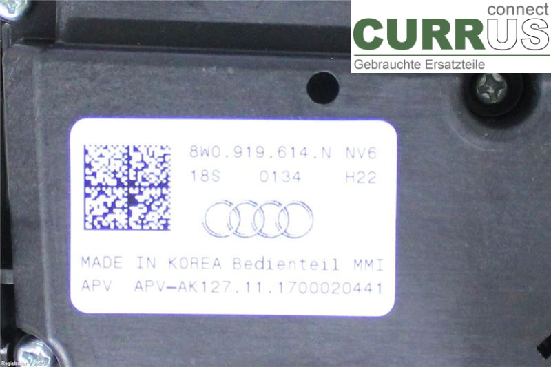AUDI A4/S4 B9 16-19 Radio CD /Multimediapanel 8W0919614N