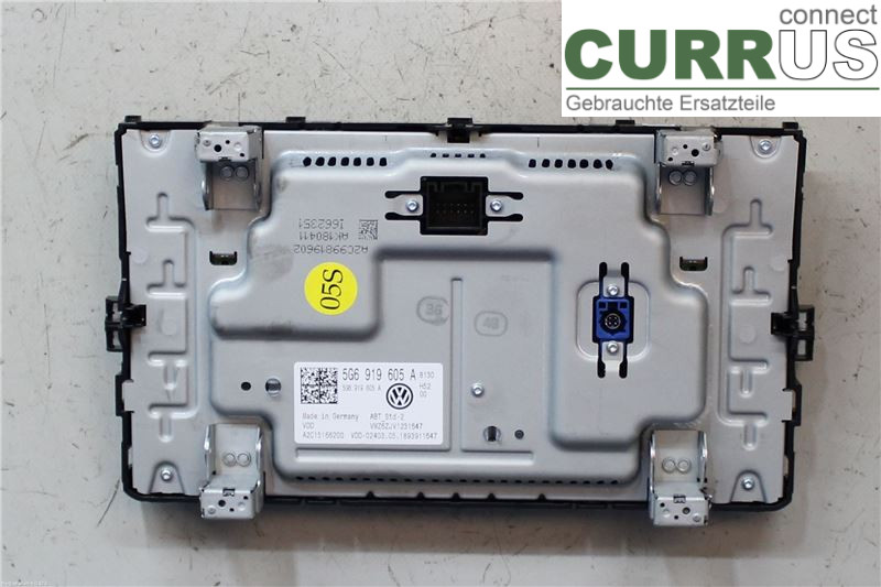 VW PASSAT  15-19 Radio-CD-/Multimedia-Panel 5G6919605A 