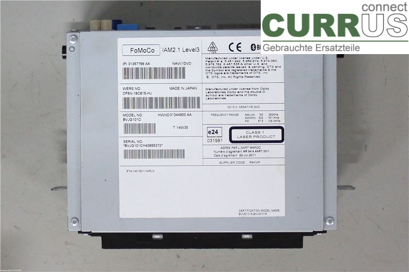LAND ROVER EVOQUE  L538  11-18 Radio CD / Multimedia panel  