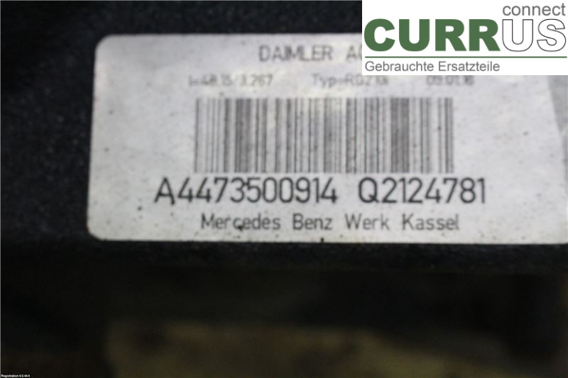MB VITO/V-KLASS (W447)  14- Differential A4473500914 