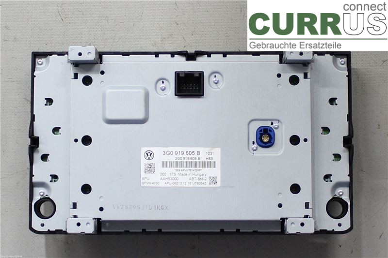 VW GOLF / E-GOLF VII   13-20 Radio CD / Multimedia panel 3G0919605B 