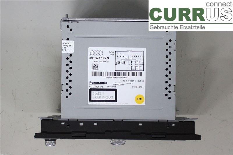 AUDI A5  07-16 Radio CD / Multimedia panel 8R1057186NX 