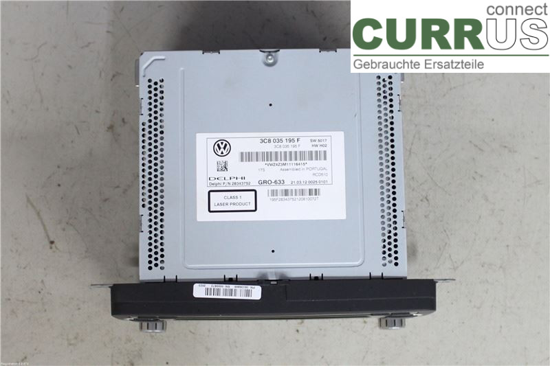 VW GOLF VI     09-13 Radio CD / Multimedia panel 3C8057195FX 