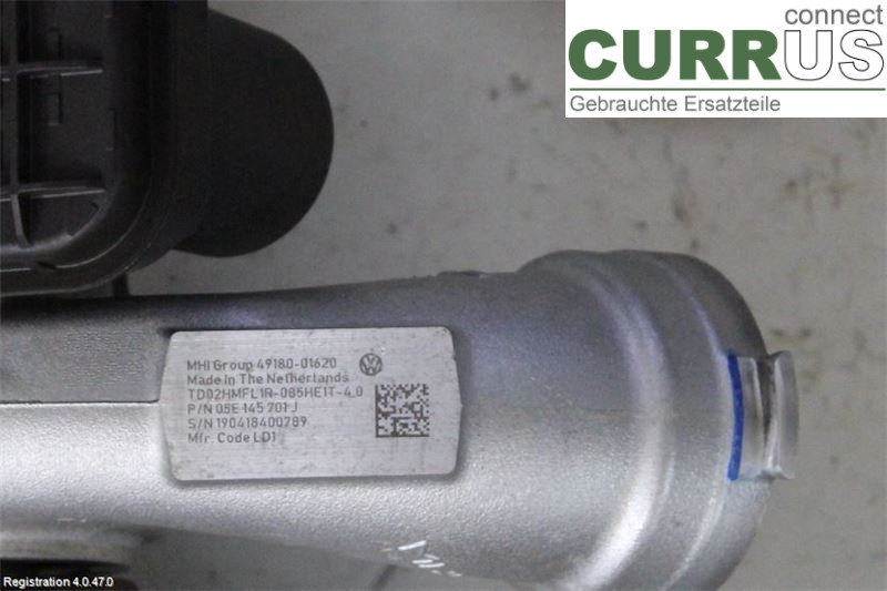 VW GOLF / E-GOLF VII   13-20 Turbo charger 05E145701J 