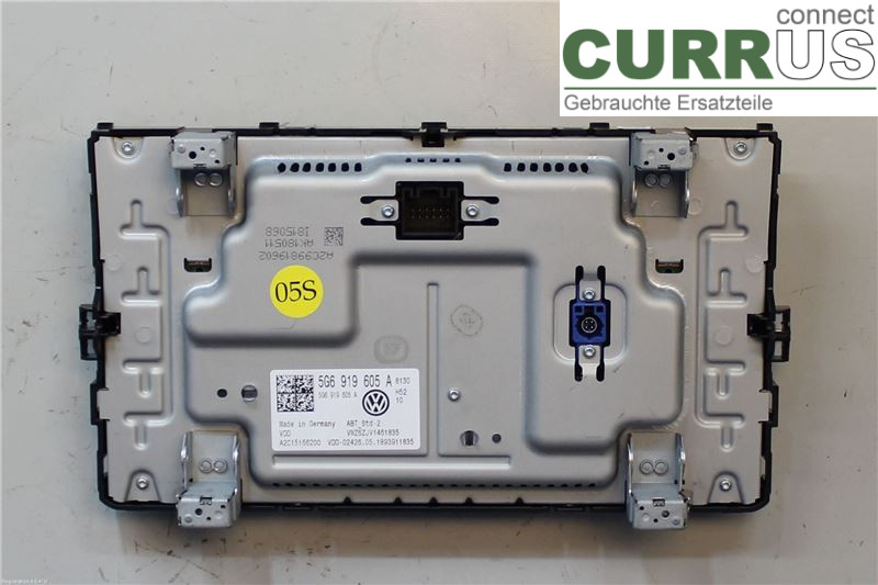 VW PASSAT  15-19 Radio-CD-/Multimedia-Panel 5G6919605A 