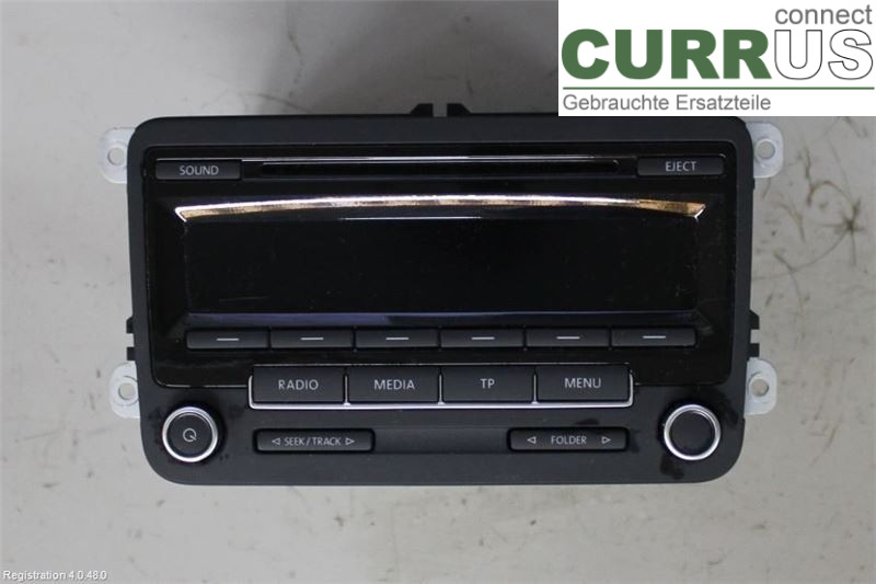 VW POLO       10-17 Radio CD / panneau multimédia 5M0035186JX 