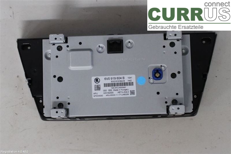 SKODA FABIA  15- Radio CD / multimediepanel 6V0919604B 