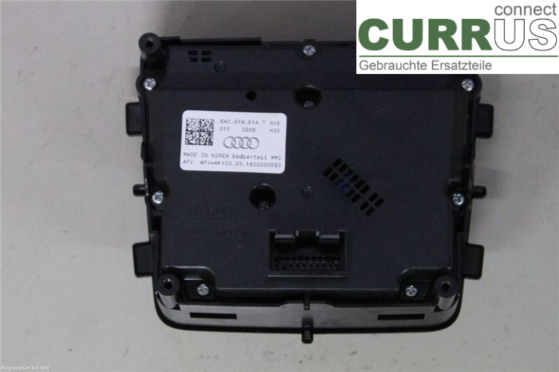 AUDI A4/S4  B9 16-19 Radio CD / Multimedia panel 8W0919614T 