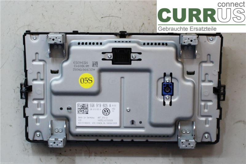VW GOLF / E-GOLF VII   13-20 Radio CD / multimediepanel 5G6919605A 