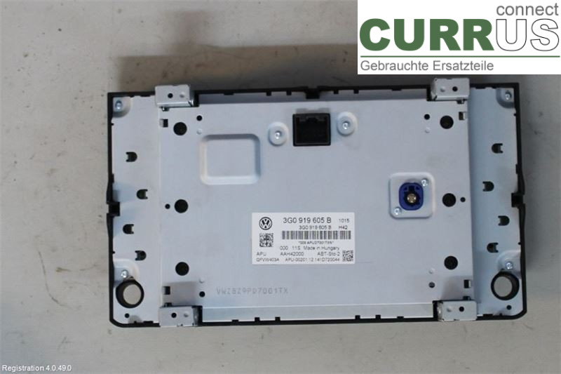 VW PASSAT  15-19 Radio CD / Multimedia panel 3G0919605B 