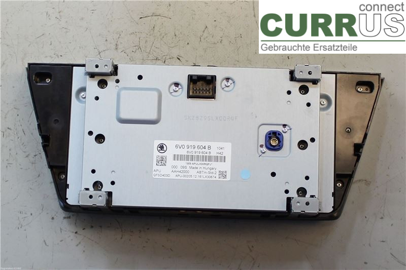 SKODA FABIA  15- Radio CD / multimediepanel 6V0919604B CJZC