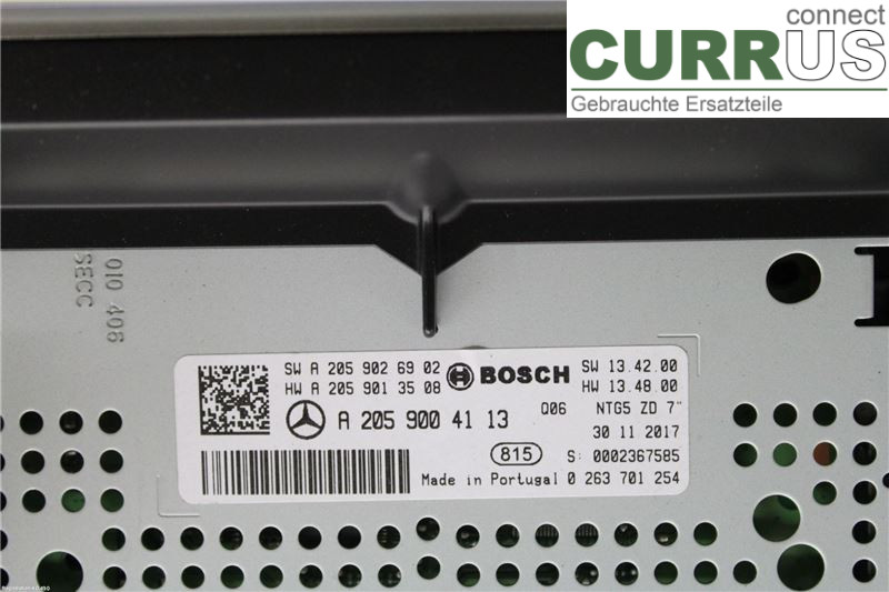 MB C-KLASS (W205)  14- Monitor A2059004113 OM651.921
